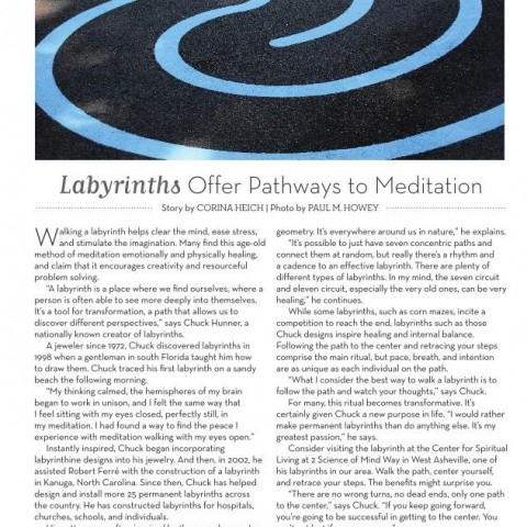 Labyrinths Offer Pathways to Meditation